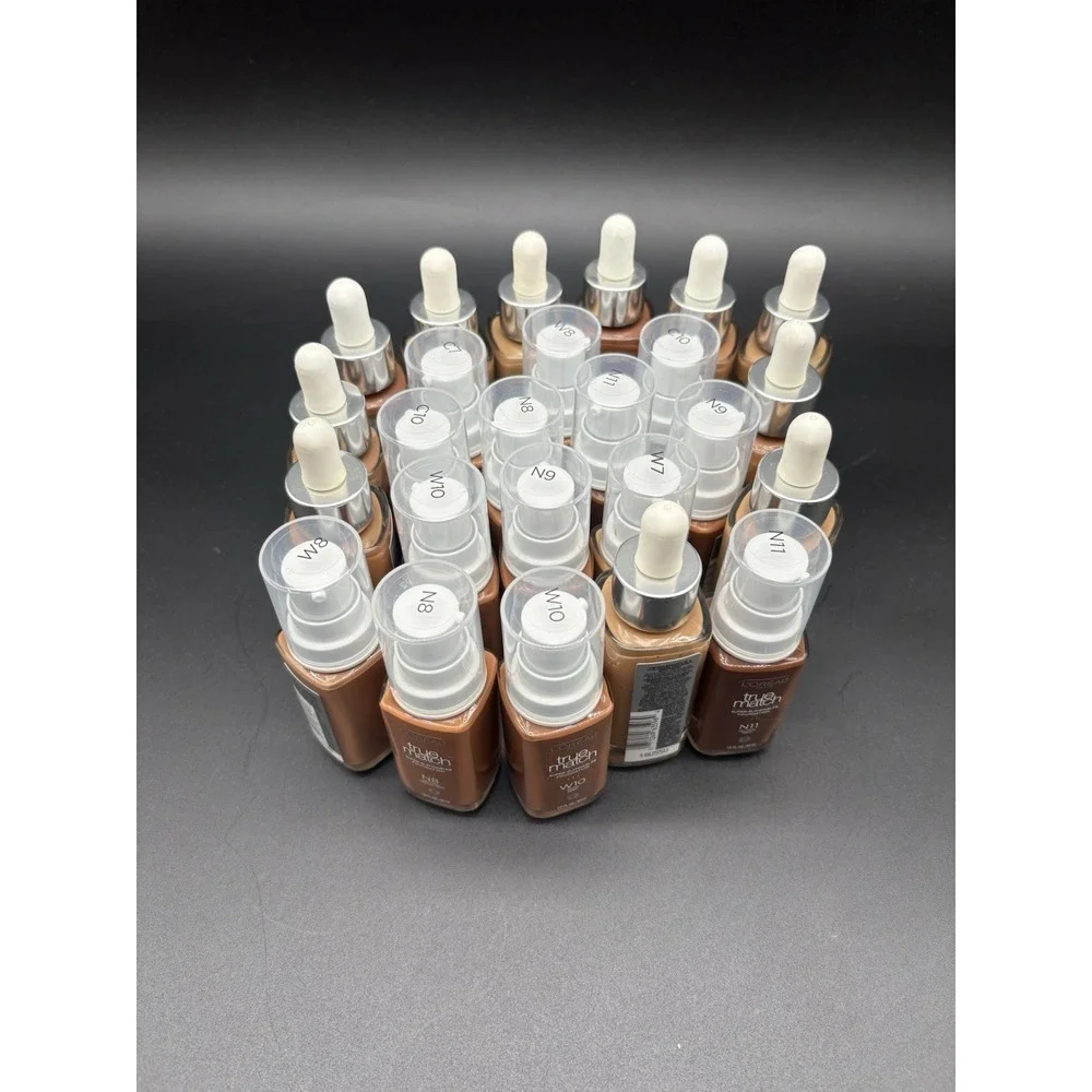 L'Oreal True Match Nude Serum Lot 25+ Super Blendable Foundation Mixed‎ Shades